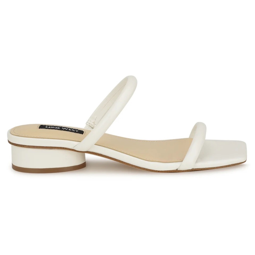 Nine West Morella Slide Sandals 9.5 White